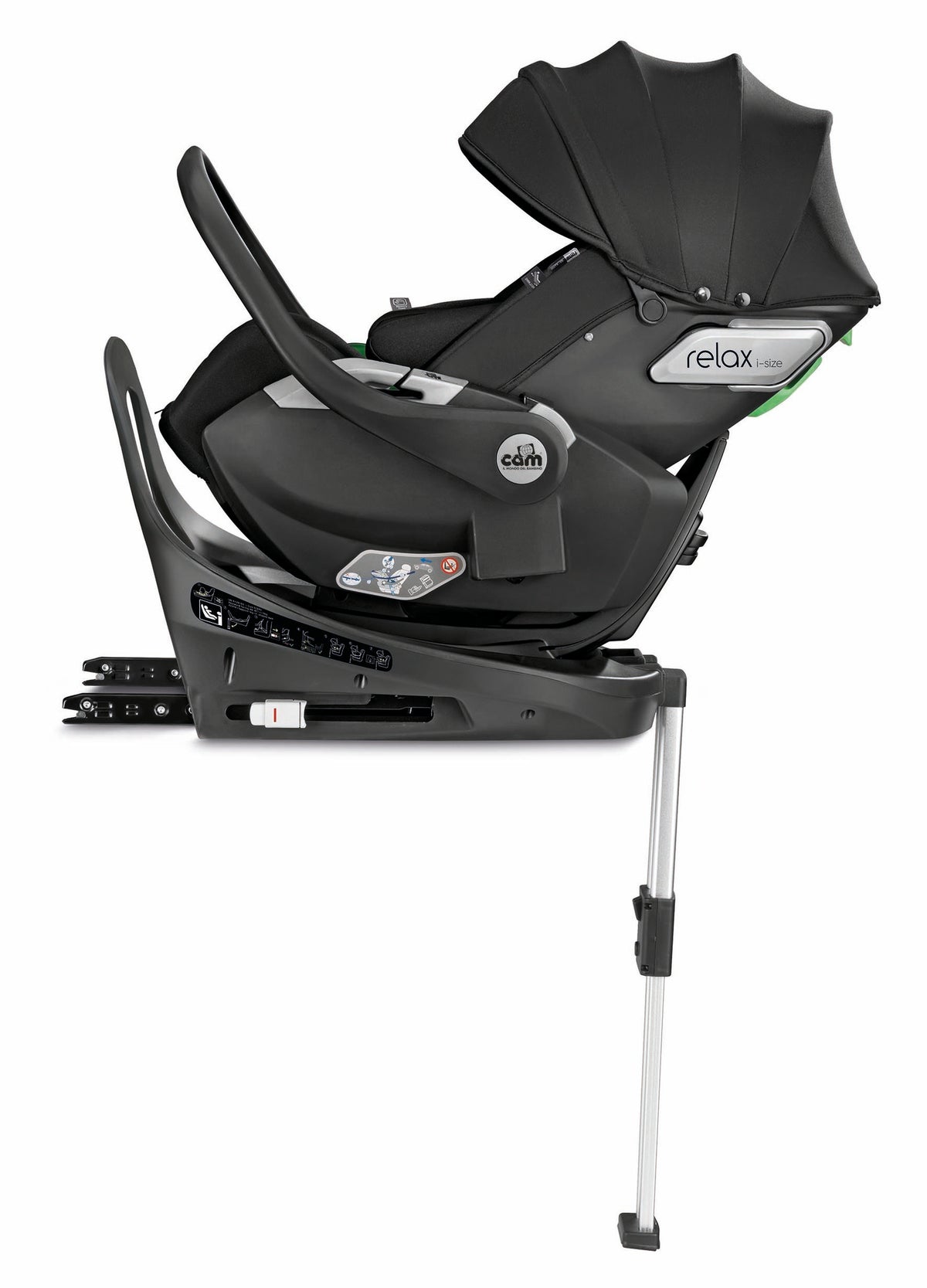 BASE 360°RELAX I-SIZE LATO+ SEGG. SENSO DI MARCIA