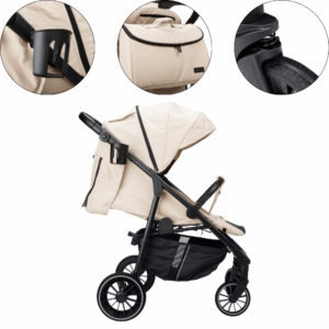 CĂRUCIOR SPORT PENTRU COPII Cu Accesorii - VELVET Gold Dreams by VELVET KIDS