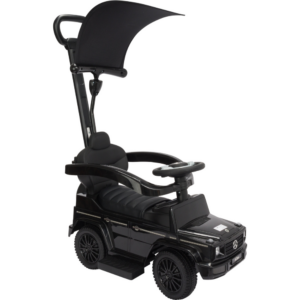 MERCEDES-BENZ G 350 d PREMIUM QUALITY RIDE-ON cu scaun din piele ecologică, 3 în 1, mâner de împins pentru părinți, bara de protecție, pentru copii între 12-36 luni, interactiv